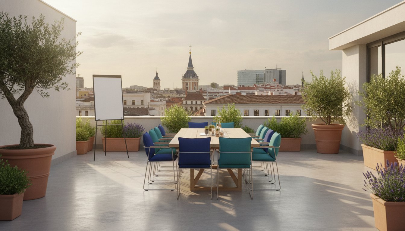 Espacios para offsite meetings Madrid: Guía de alquiler 2026