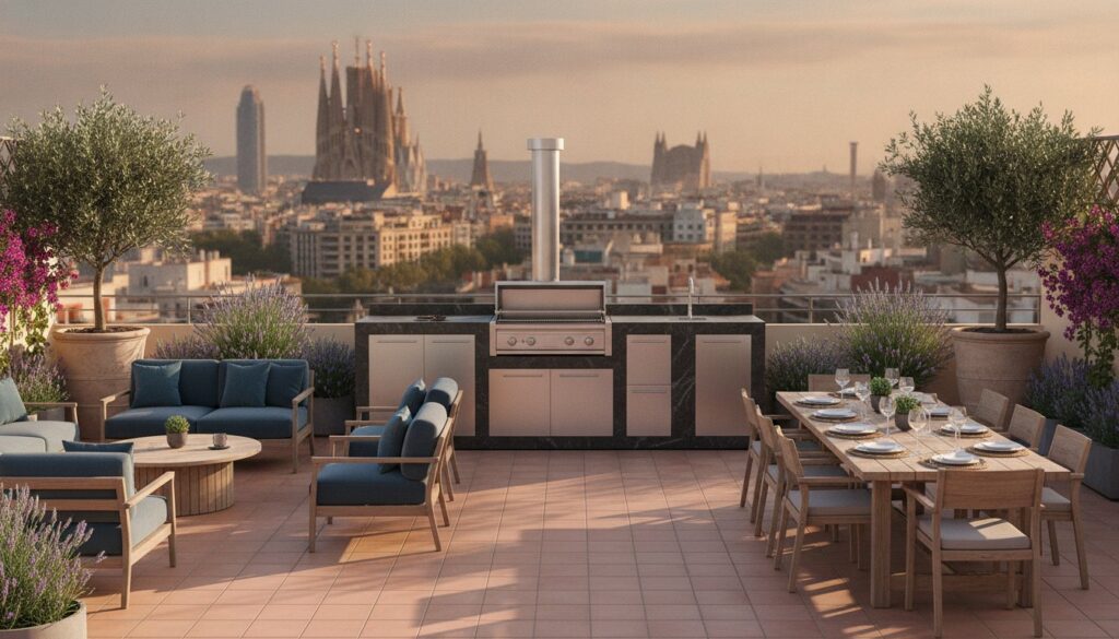 Espacios con barbacoa para alquilar por horas en Barcelona