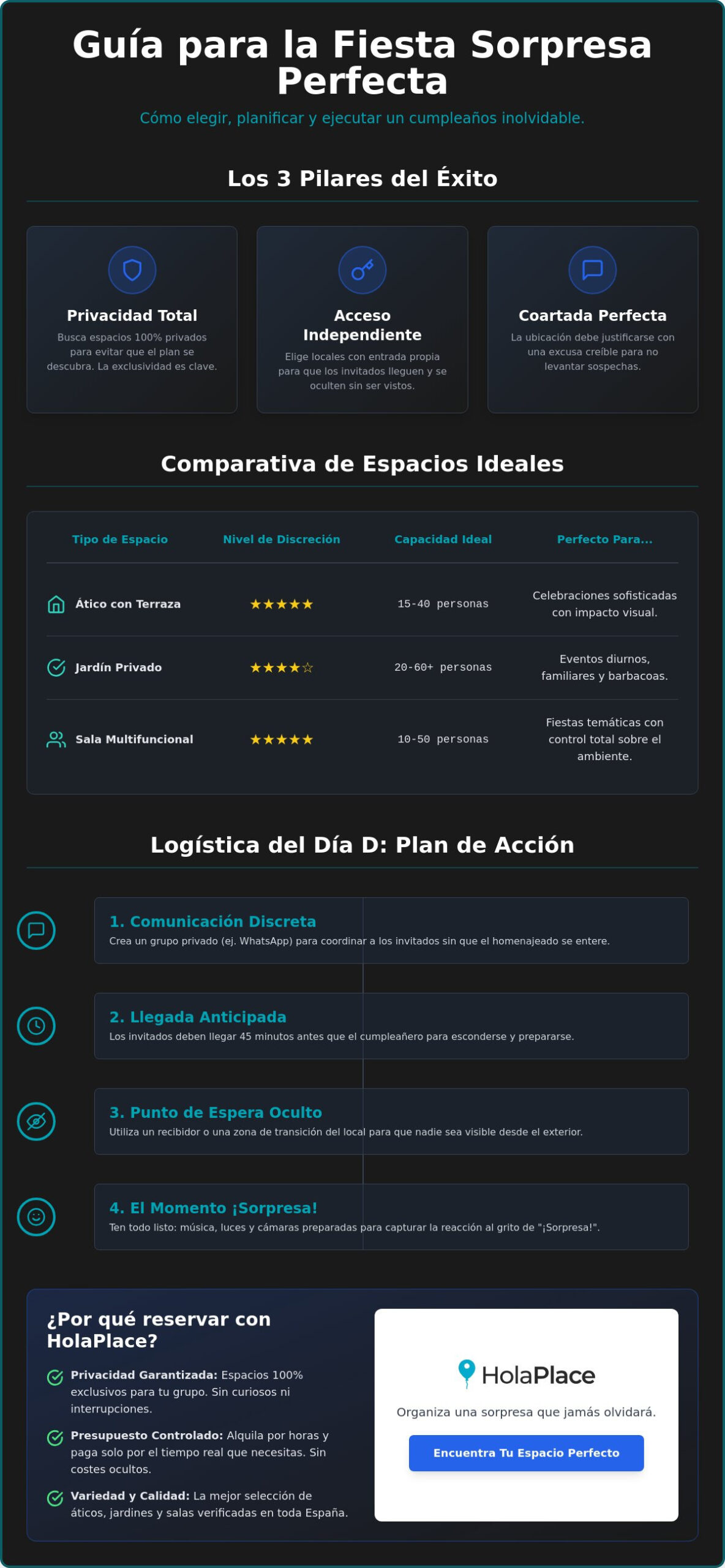 Sitios para celebrar cumpleaños sorpresa: Guía 2026