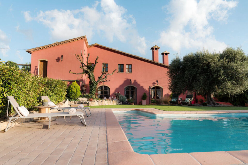 Masia Viñedos del Penedès en Guardiola de Font-Rubí: masía con piscina para eventos, foto 1
