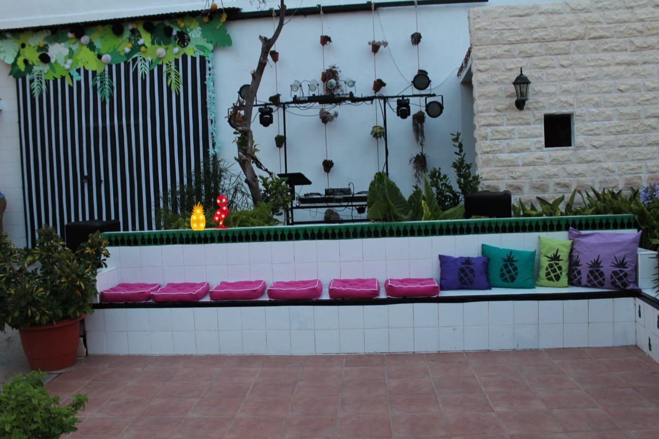 Patio privado para fiestas en Valencia con hora de cierre pactada